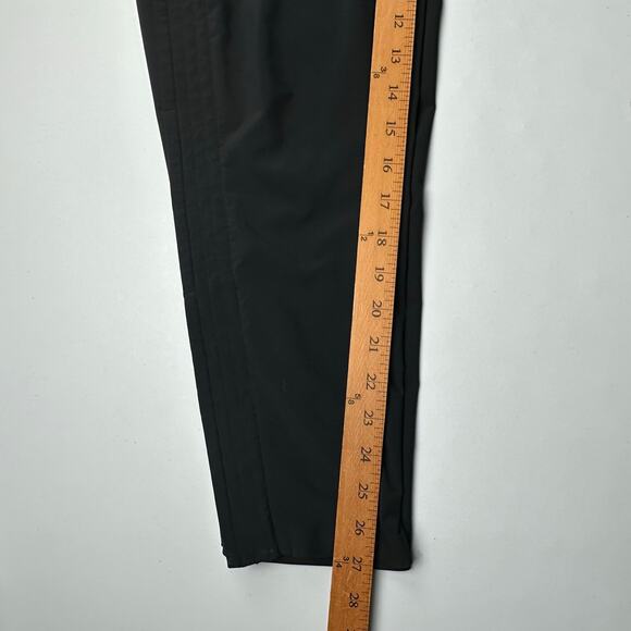 Athleta Uptown Ankle Pant Womens 2 Black Pockets Stretch Zipper Ankle Athleisure - Picture 14 of 16